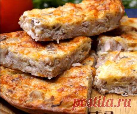 Очень Быстрый и Вкусный Ужин! Пирог-запеканка. | Мои любимые рецепты | Яндекс Дзен