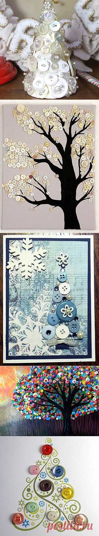 10 необычных идей применения пуговиц в декоре интерьера - Учимся Делать Все Сами