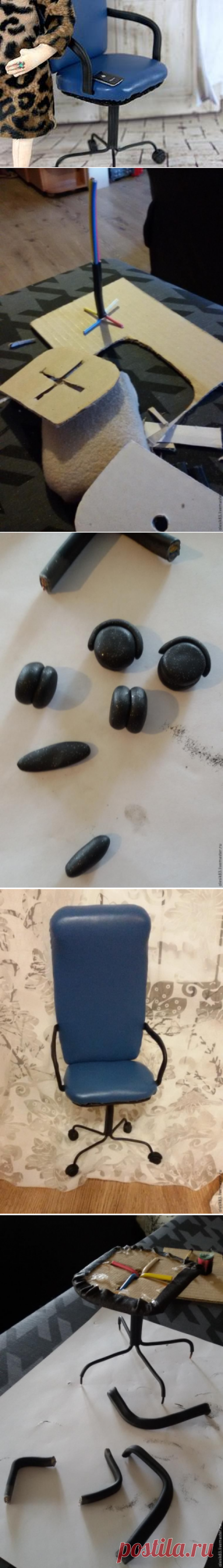 Делаем «кресло директора» для куклы - Ярмарка Мастеров - ручная работа, handmade