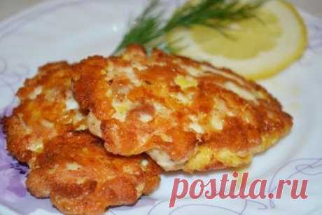 Рубленные котлеты из куриного мяса |