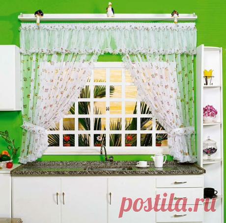 ИДЕИ ДЛЯ ИНТЕРЬЕРА. ШТОРЫ ДЛЯ КУХНИ.