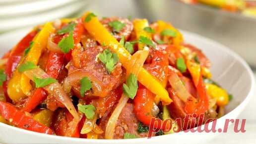 👉 Подробный рецепт - https://www.vsegdavkusno.ru/recipes/bystroe-italyanskoe-ragu-iz-sladkogo-perca-i-kabachkov-s-kolbaskami  Рагу из сладкого перца…