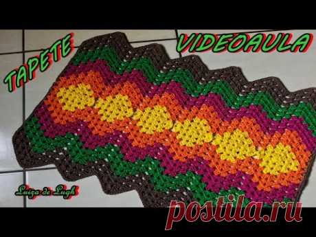 TAPETE FÁCIL E LINDO FEITO COM SOBRAS DE BARBANTE #LUIZADELUGH