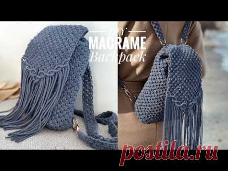 DIY Macrame Backpack Tutorial/How To Make Macrame Backpack/Jak Zrobić Plecak/Plecak ze sznurka - YouTube Просматривайте этот и другие пины на доске DIY-Handmade пользователя Kateryna K.
Теги
DIY Macrame BackPack Tutorial - How to Make a Macrame Basket - Easy to make for you and your children!
This is a great tutorial to show how to macrame a bag, backpack, or even a cover for your desk.
In this video, I have shown you how to make a simple backpack using a sturdy rope and some yarn.
I also have…