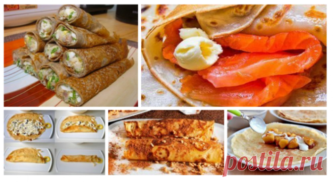 15 самых вкусных начинок для блинчиков