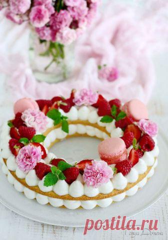 Тарт с маскарпоне и плодове