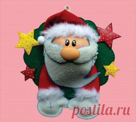 Новогодняя подвеска  Шаблончик