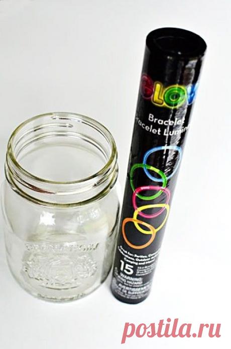 {своими руками} Светящиеся банки (2)