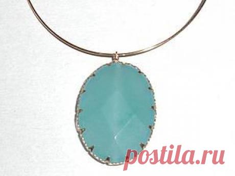 Как сделать оправу для кабошонов и камней без отверстий - Ярмарка Мастеров - ручная работа, handmade