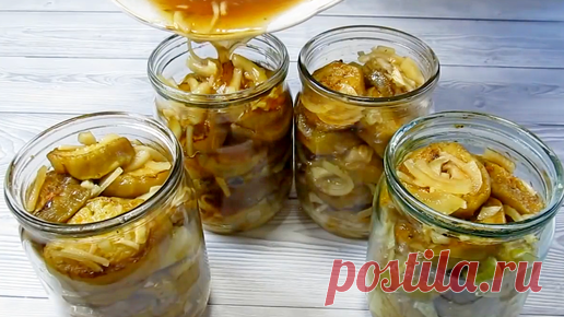 Всю зиму жалела, что сделала мало. Не успевала баночки открывать. Баклажаны под шашлычок, приготовьте хотя бы на пробу. | РЕЦЕПТЫ ОТ МАМУЛИ | Дзен
