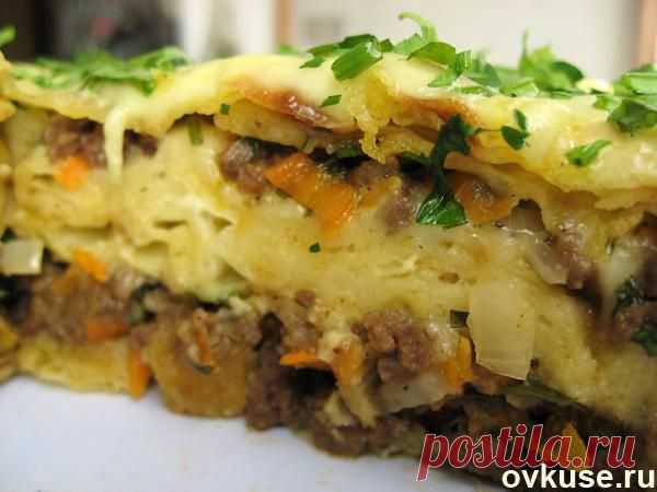 Мясной пирог из тонкого лаваша - Простые рецепты Овкусе.ру
