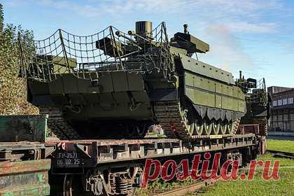 Российские БМПТ получили «теннисную сетку» для защиты от дронов