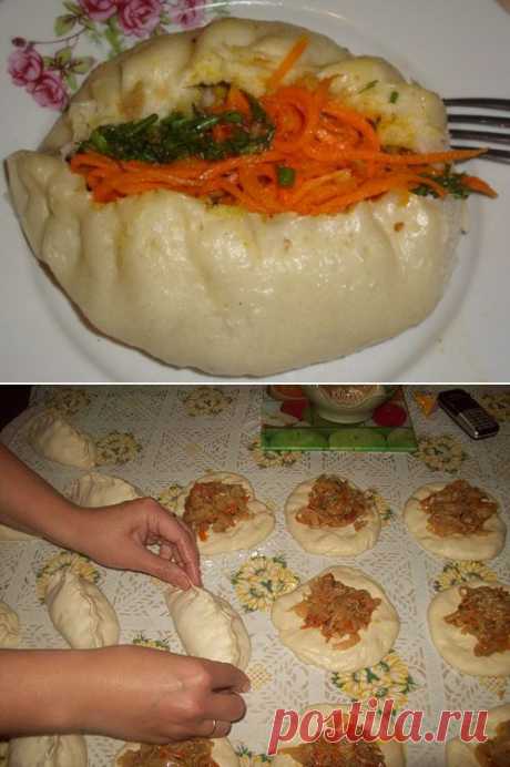 Пирожки на пару по-корейски &quot;Пигоди&quot; | Четыре вкуса