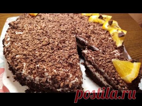 Торт "Три Стакана" Стаканчиковый торт/без миксера и весов/никто не верит что я готовлю его так легко