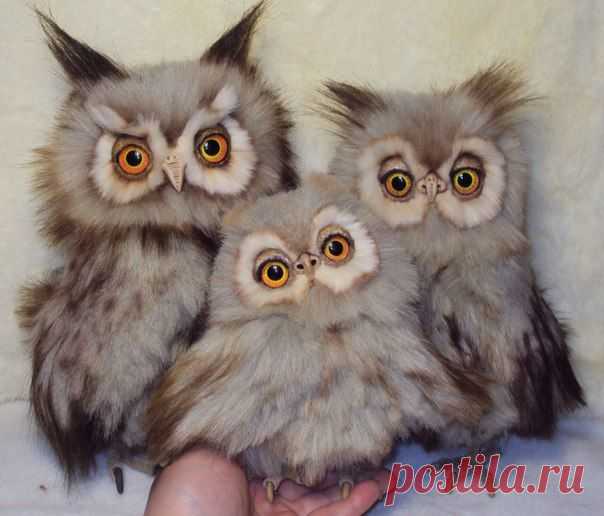 Плюшевые звери Олеси Авериной