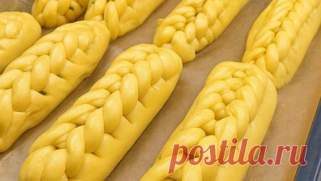 Плетенки с картошкой в духовке.