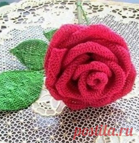 Роза вязаная крючком!
СХЕМА ВЯЗАНИЯ ...