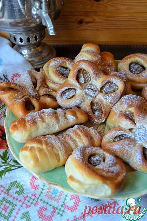 Ванильные булочки с повидлом – кулинарный рецепт