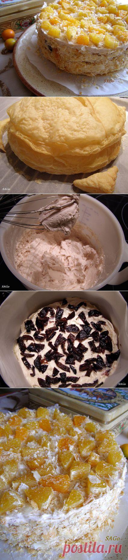 СЛОЁНЫЙ ТОРТ *ФРУКТОВОЕ УДОВОЛЬСТВИЕ*