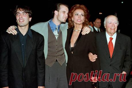 Sophia Lorens mann Carlo Ponti (t.h.) døde natt til onsdag, 94 år gammel (1000×667)