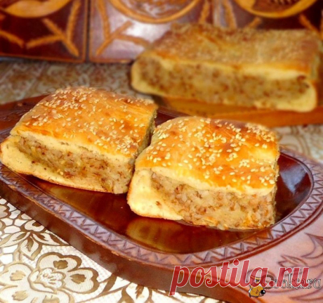 Постный пирог с картофелем и гречкой фото рецепт приготовления