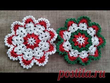 TOALHINHA NATALINA EM CROCHÊ 🎄 | Passo a Passo