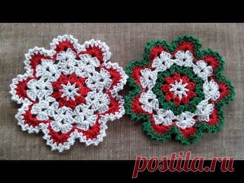 TOALHINHA NATALINA EM CROCHÊ 🎄 | Passo a Passo