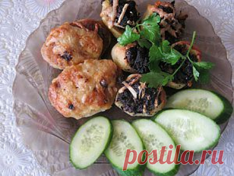 Куриные зразы с грибами