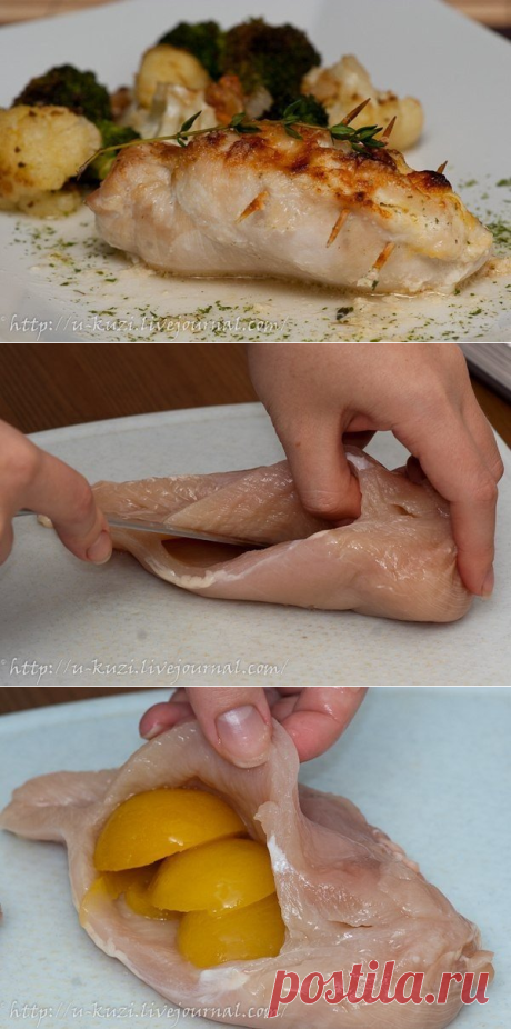 Фаршированные куриные грудки