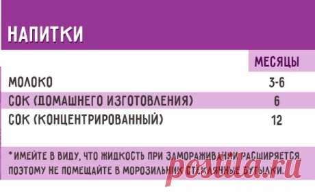 Сколько можно хранить продукты в морозилке — Делимся советами