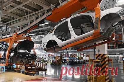 Производство легковых авто в России упало