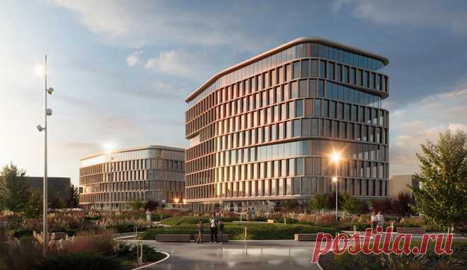 2024--В ЗАО районе КУНЦЕВО построят бизнес-центр с террасой и стеклянной галереей