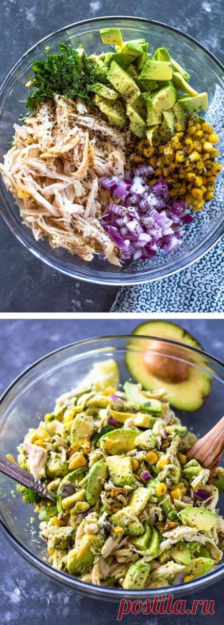 Healthy Avocado Chicken Salad
