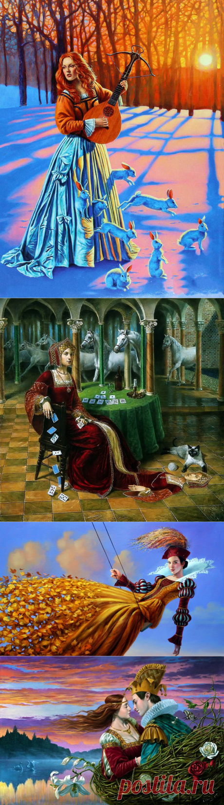 Художник Майкл Шеваль (Michael Cheval (Михаил Хохлачев)) - увлекательный мир сюрреалиста, который рождает третье измерение… Часть 5.