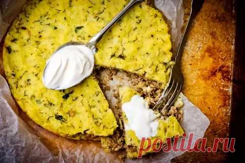 Рецепт запеканки из картофеля с фаршем в мультиварке | Меню недели