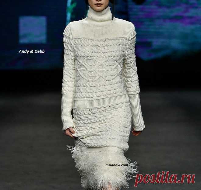 Вязаные спицами модели со схемами | Вяжем с Лана Ви