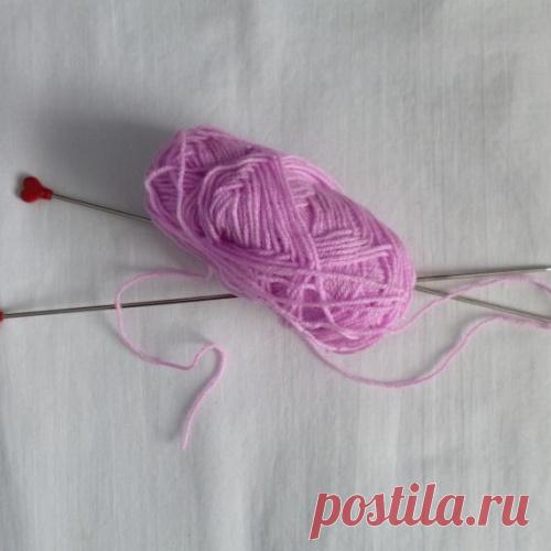 Вязание спицами для начинающих. Вяжем узор «Жемчужные дорожки»