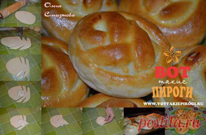 Булочки с творогом и изюмом.