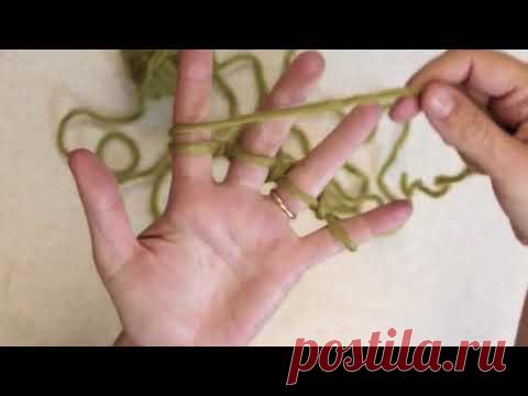 Как вязать на пальцах