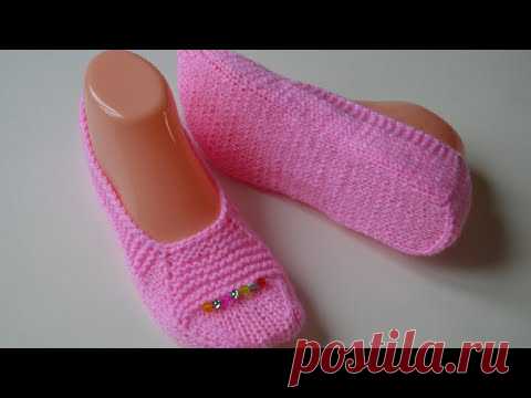 Интересная модель следков на двух спицах