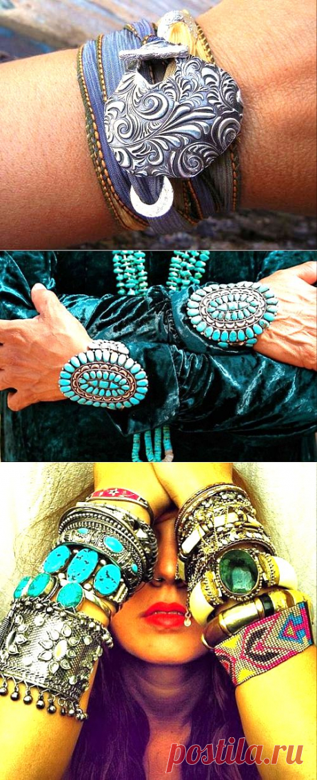 Украшения в стиле бохо-шик.