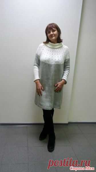 Платье на круглой кокетке - Вязание - Страна Мам