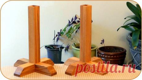Тройное столярное соединение и подсвечник на его основе Здравствуйте, уважаемые читатели и самоделкины!Многие из Вас наверняка знают про существование надежных соединений без использования саморезов, гвоздей, либо других металлических изделий.В данной статье, автор YouTube канала «Young Je», расскажет Вам про способ соединения сразу трех деталей в одном