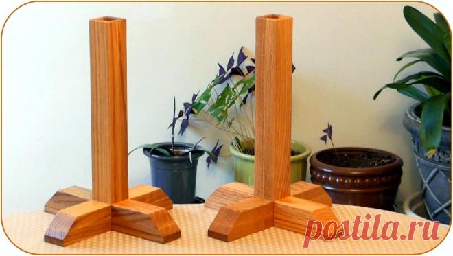 Тройное столярное соединение и подсвечник на его основе Здравствуйте, уважаемые читатели и самоделкины!Многие из Вас наверняка знают про существование надежных соединений без использования саморезов, гвоздей, либо других металлических изделий.В данной статье, автор YouTube канала «Young Je», расскажет Вам про способ соединения сразу трех деталей в одном