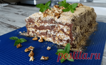 Королевский ореховый торт без муки — Домашняя кулинария