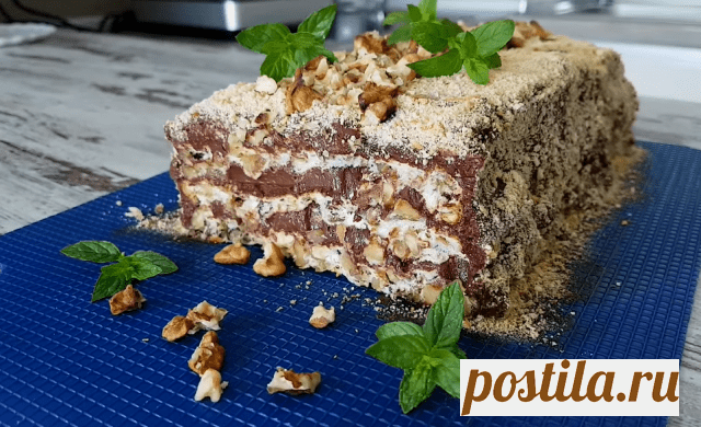 Королевский ореховый торт без муки — Домашняя кулинария