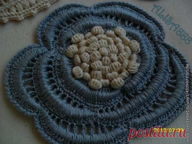 Очень красивый мотив ирландского кружева от Алиса888