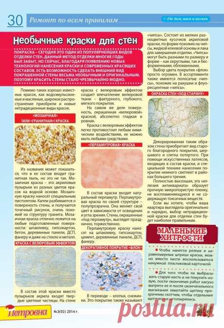 Необычные краски для стен