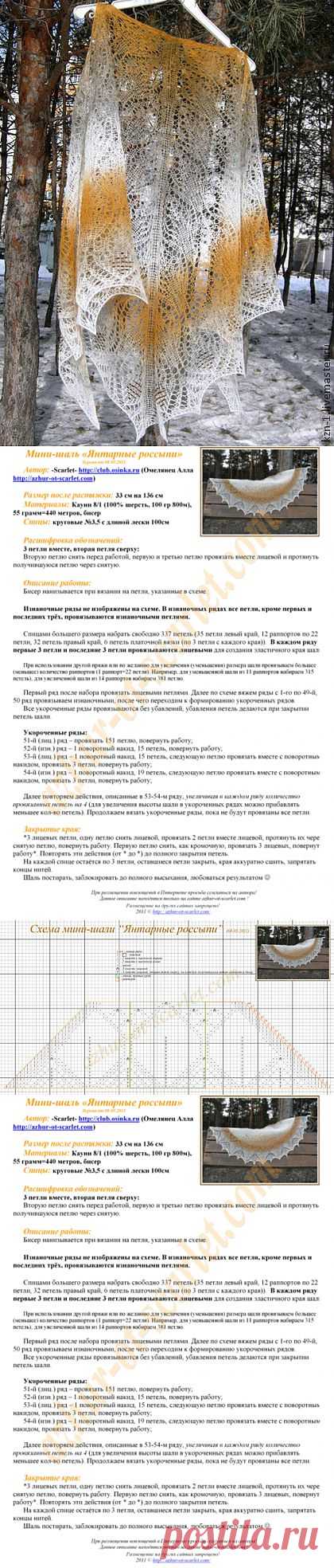 ШАЛЬ "ЯНТАРНЫЕ РОССЫПИ".