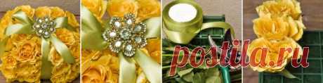 Создаем композицию из живых роз | DiscoverWedding.ru